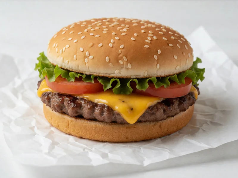 Cookout Huge Burger with a large char-grilled patty, cheese, lettuce and tomato