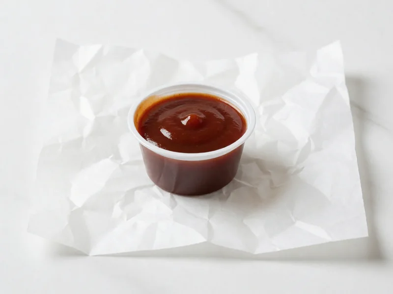 Cookout BBQ sauce in a dipping cup